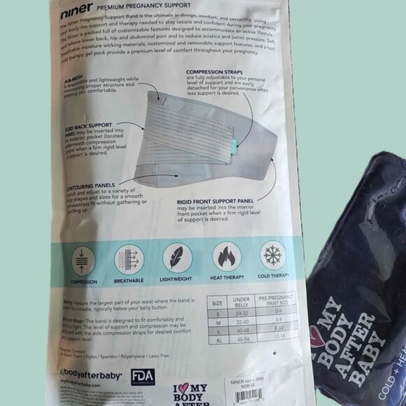 New Body After Body Premium Pregnancy Support (Size L) & Compression Sock (M) - Picture 8 of 10
